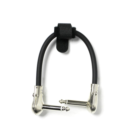 Câble patch Jack mono/Jack mono, 0.20 mètres, noir