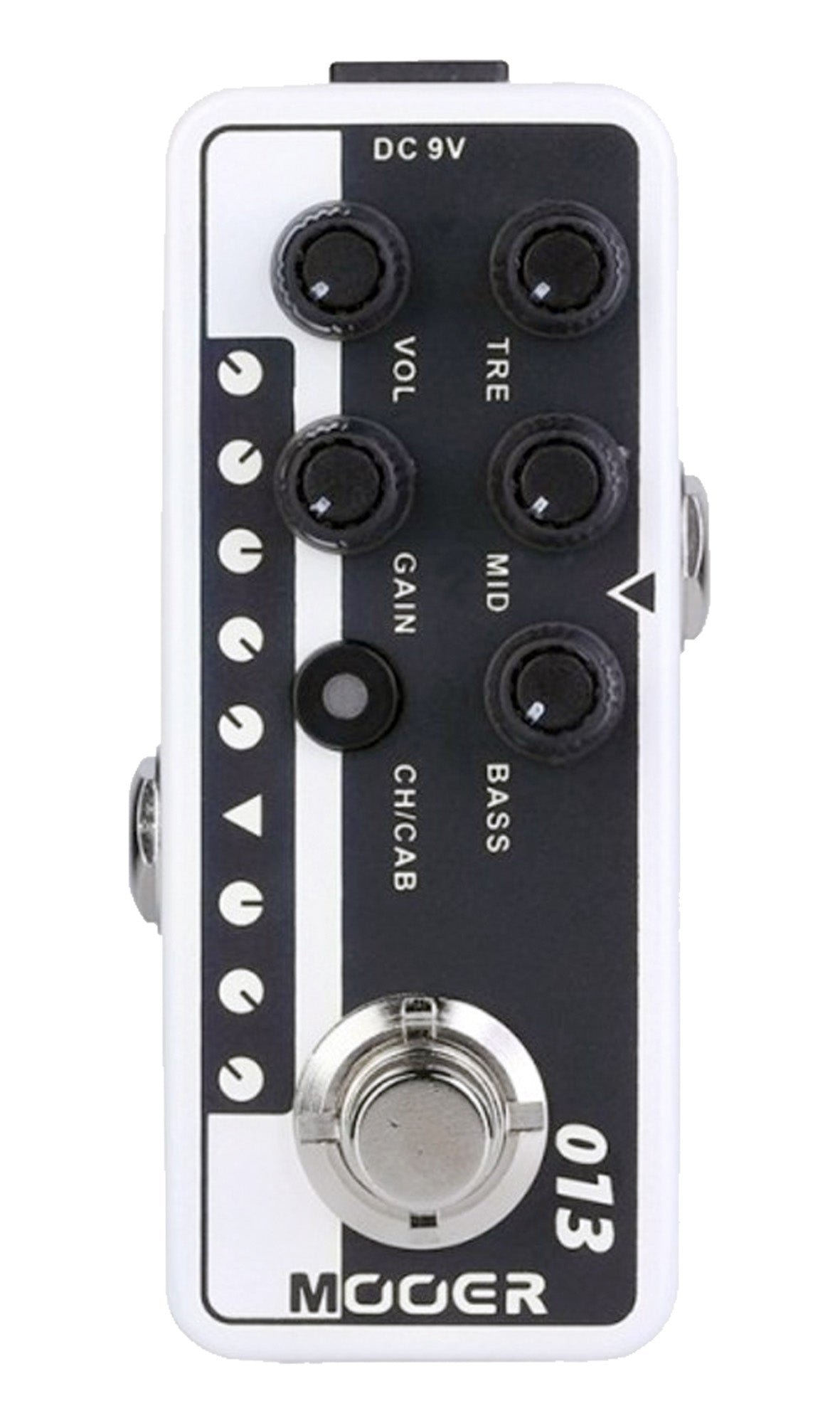 Pédale MATCHBOX, préampli numérique type American Classic combo 30W, deux canaux, EQ 3 bandes par canal, noir et blanc