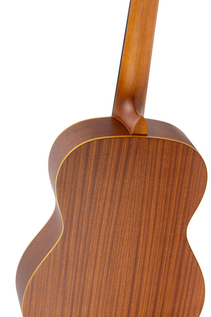 R121-7/8, table épicéa, fond & éclisses acajou, manche acajou (sillet 45 mm), housse, naturel satiné