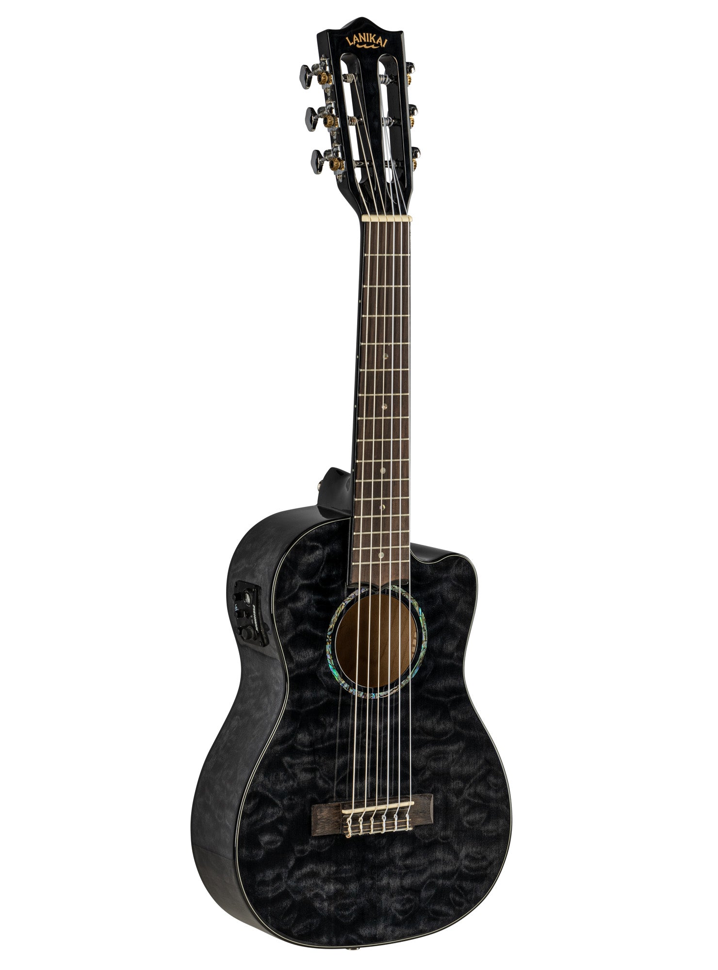 Guitarlélé Lanikai érable pommelé QM-BKCECG