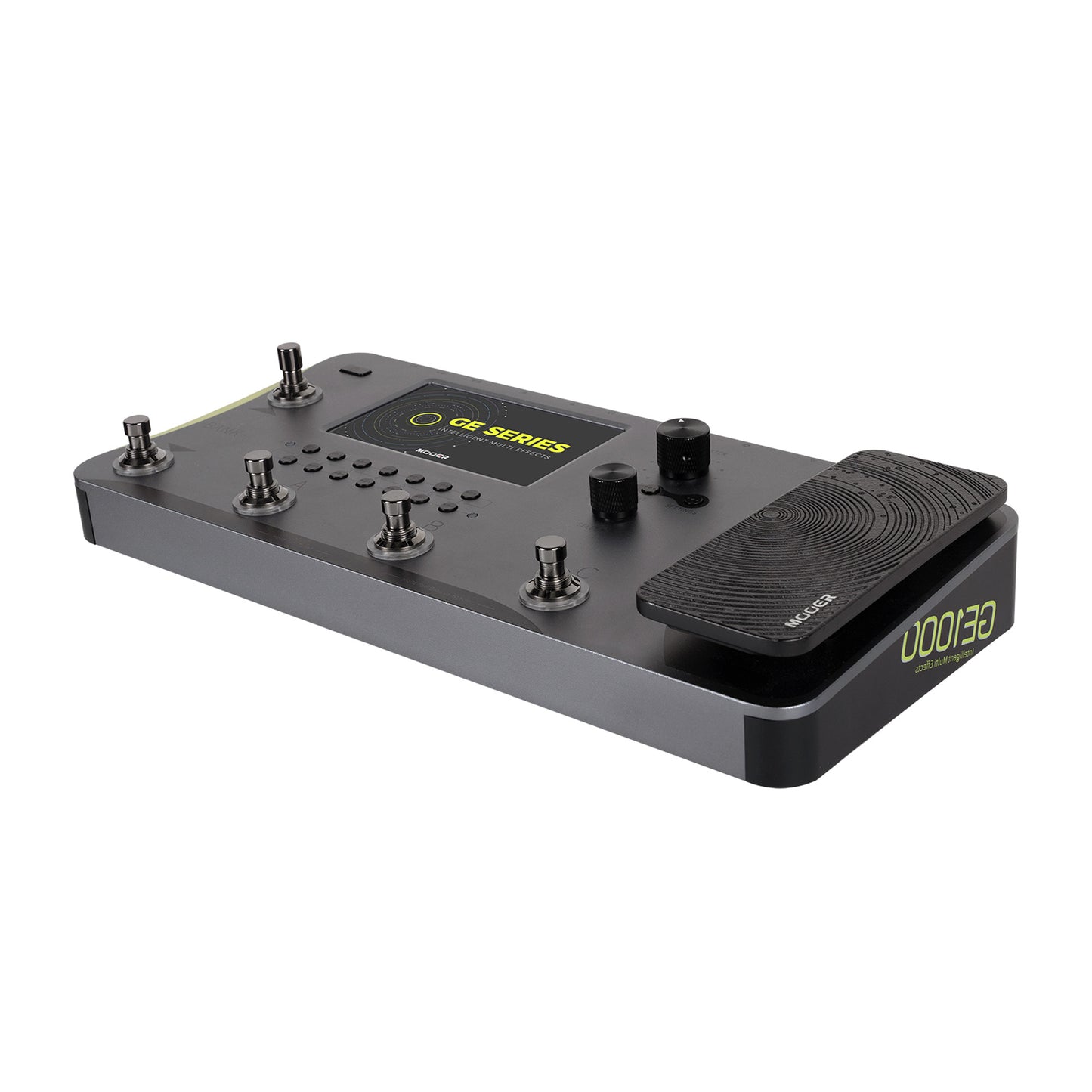 Pédalier multi-effets GE1000, fichiers MNRS provenant du cloud GE (IR, 2048pts d'échantillonnage), 255 presets utilisateur, noir