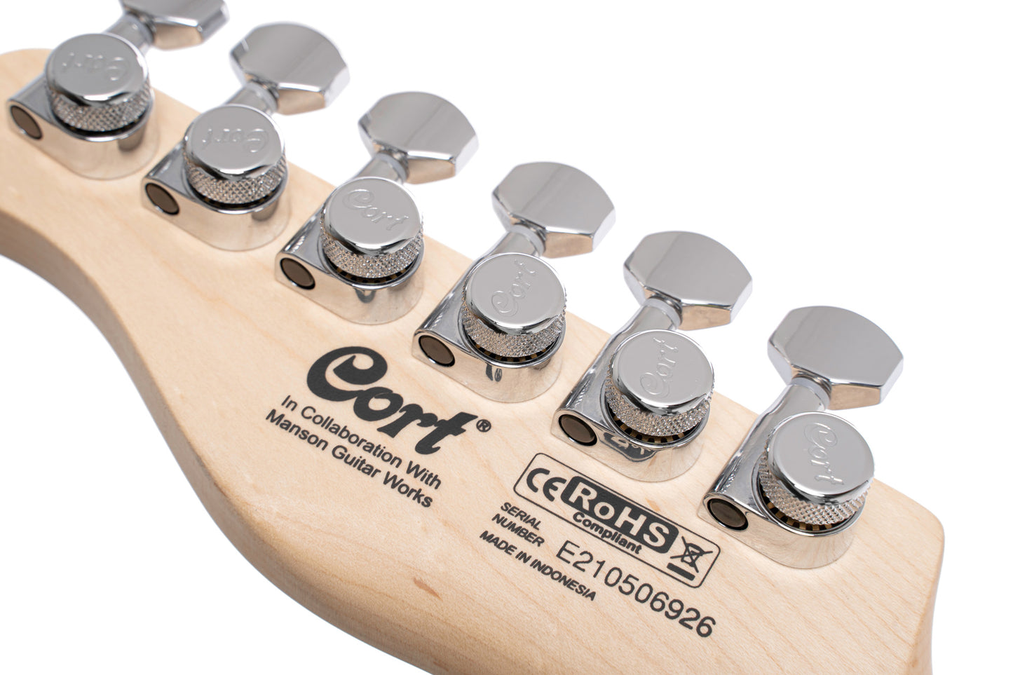 MBM-2P, signature Matt Bellamy, corps tilleul, manche érable, micros Manson & P90,"Kill" bouton, noir satiné