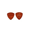 Ortega set van 2 Padouk plectrums