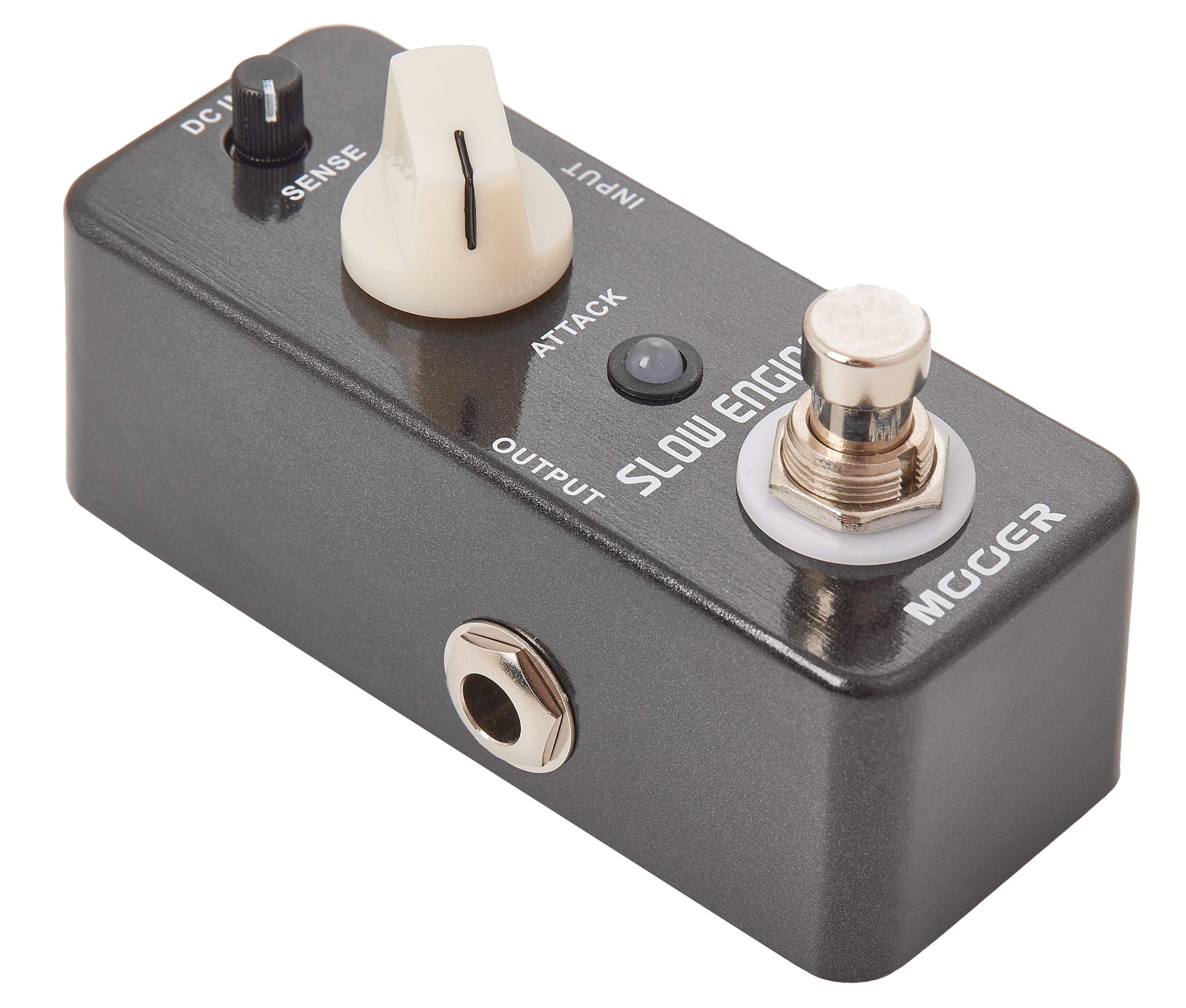 Pédale SLOW ENGINE, slow motion (atténuation de l'attaque pour simuler un son violon), boîtier métal, true bypass, noir