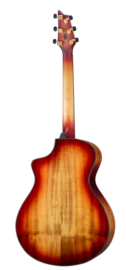 OREGON CONCERT CE OLD FASHIONED, table myrtlewood massif, f/e myrtlewood massif, EQ LR Baggs, étui, old fashioned brillant