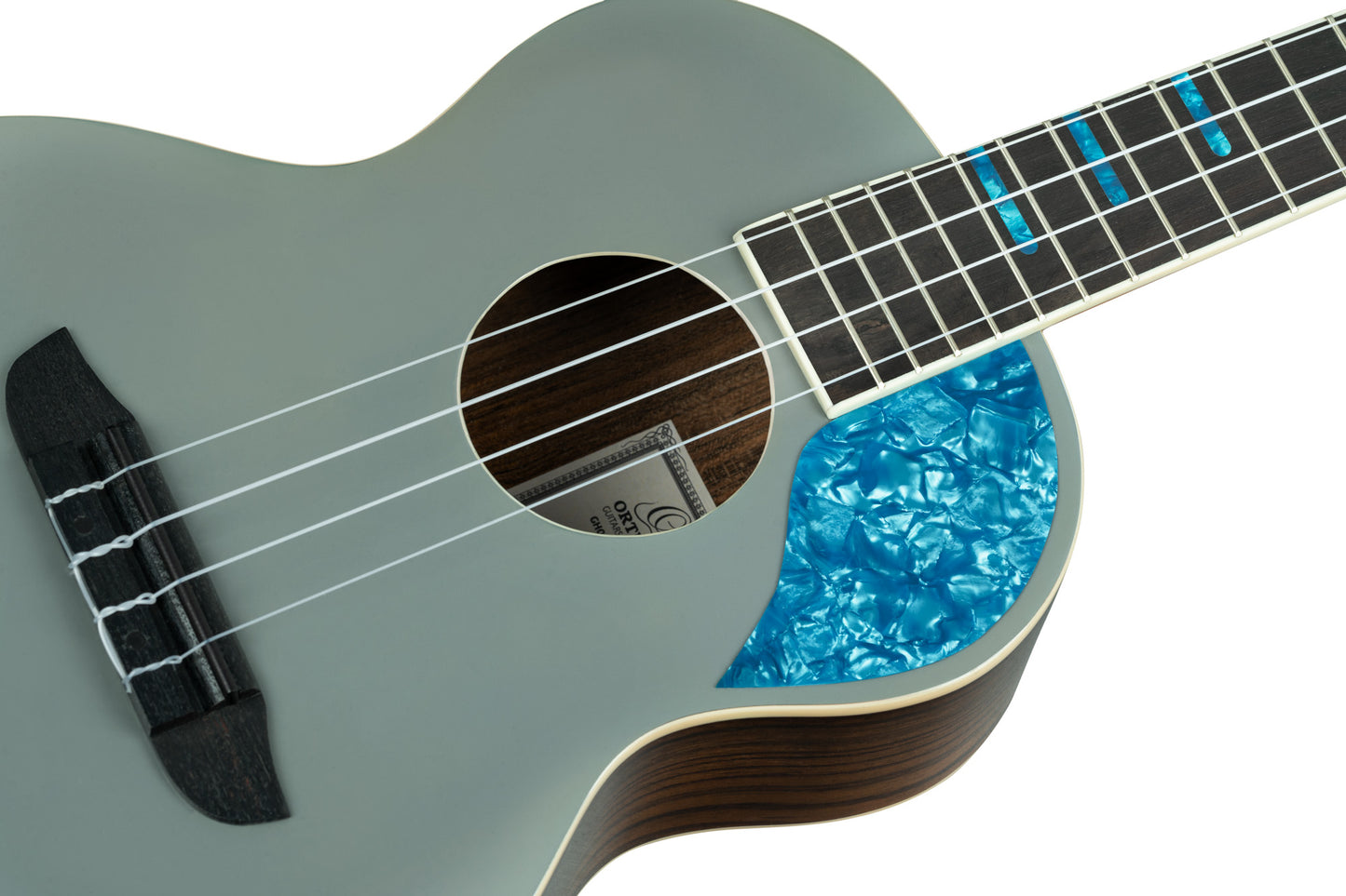 RUGH-PLT, modèle Ténor, table épicéa massif, fond & éclisses palissandre, manche acajou, platinium brillant