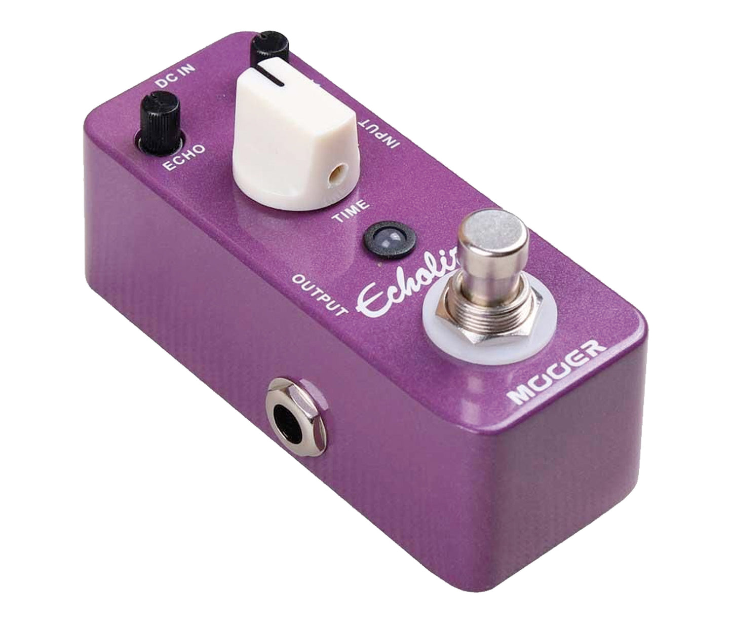 Pédale ECHOLIZER, délai numérique (25-600ms), son chaleureux proche d'un délai analogique, boîtier métal, true bypass, violet