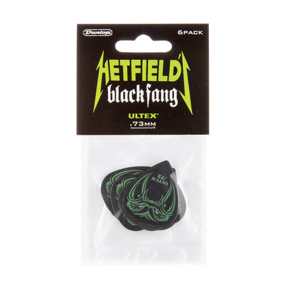 Sachet de 6 médiators ULTEX Hetfield Black Fang 0.73 mm