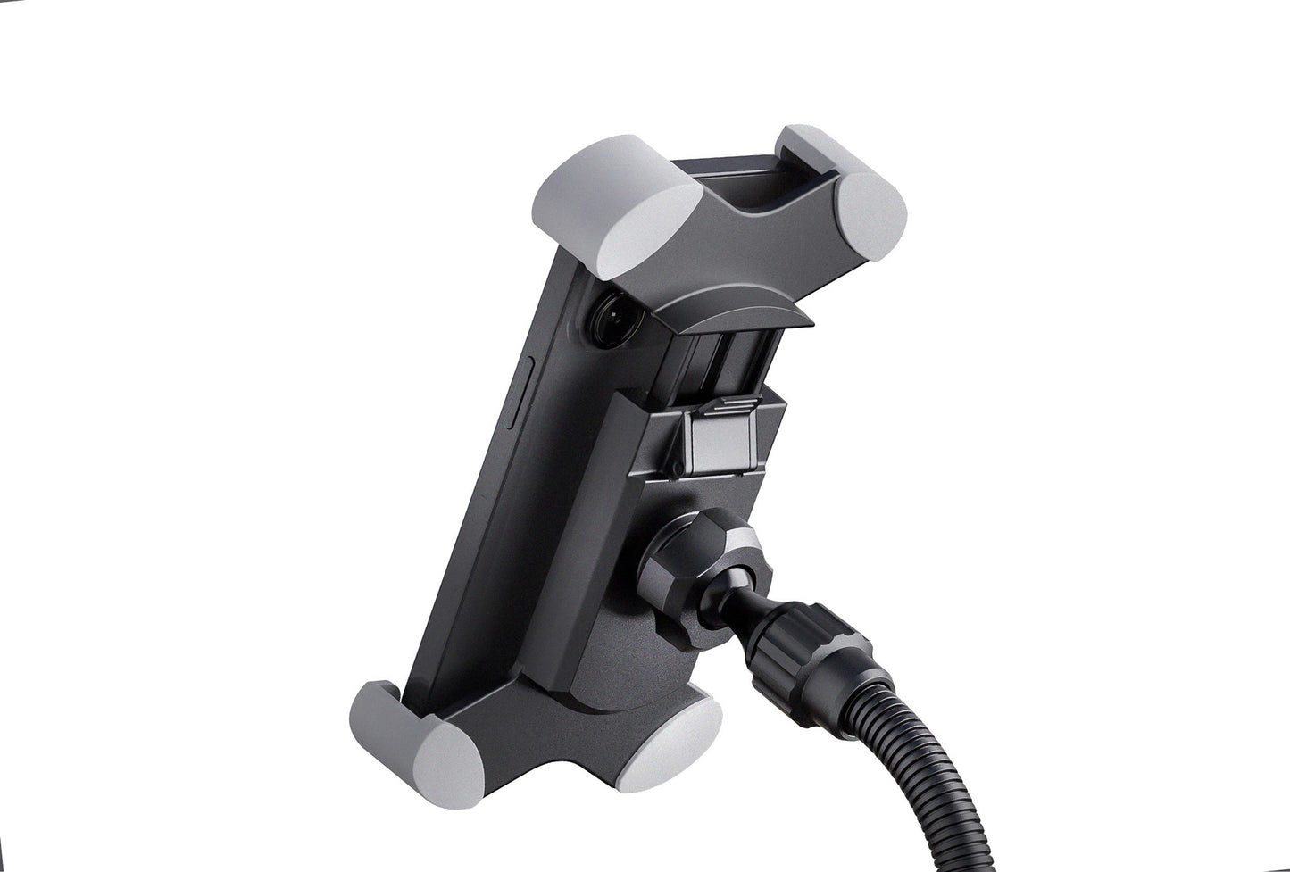 Support de tablette universel K&M 19759, sur pied.