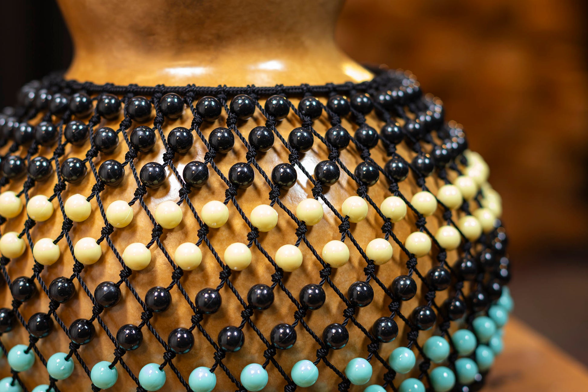 Shekere forme de courge/gourde traditionnel taille Medium