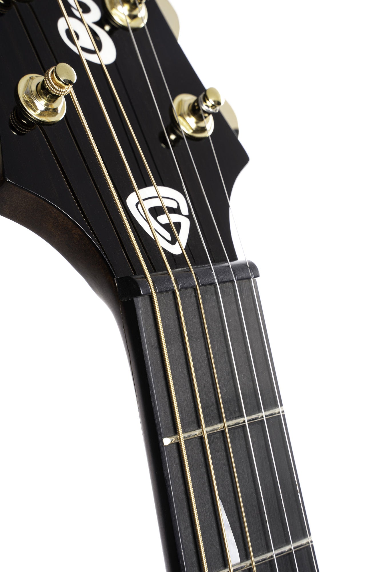 LUXE II, Frank Gambale Signature, forme Concert, table épicéa massif, f/e blackwood flammé, EQ Fishman, naturel brillant