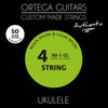 Ortega UKA-SO Sopraan Ukulele Snarenset