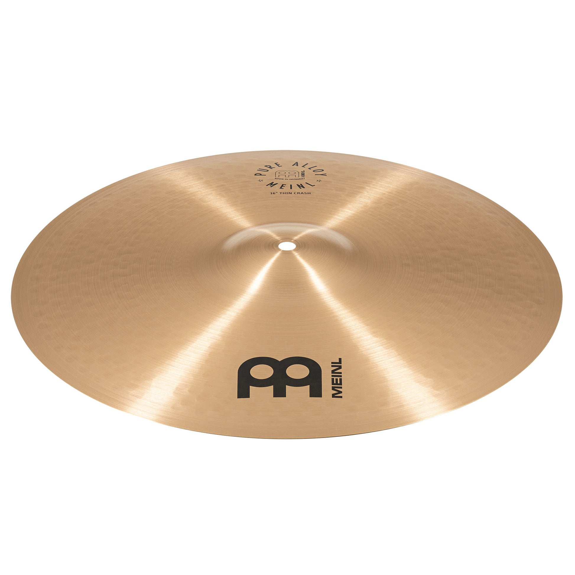 Thin Crash 16" Meinl Pure Alloy fini Traditional martelé