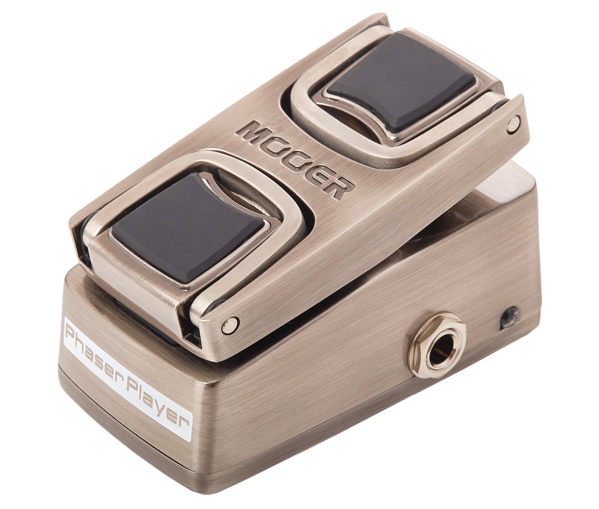 Pédale PHASER PLAYER, phaser wah numérique 3 modes, supports repliables, boîtier métal, true bypass, gris