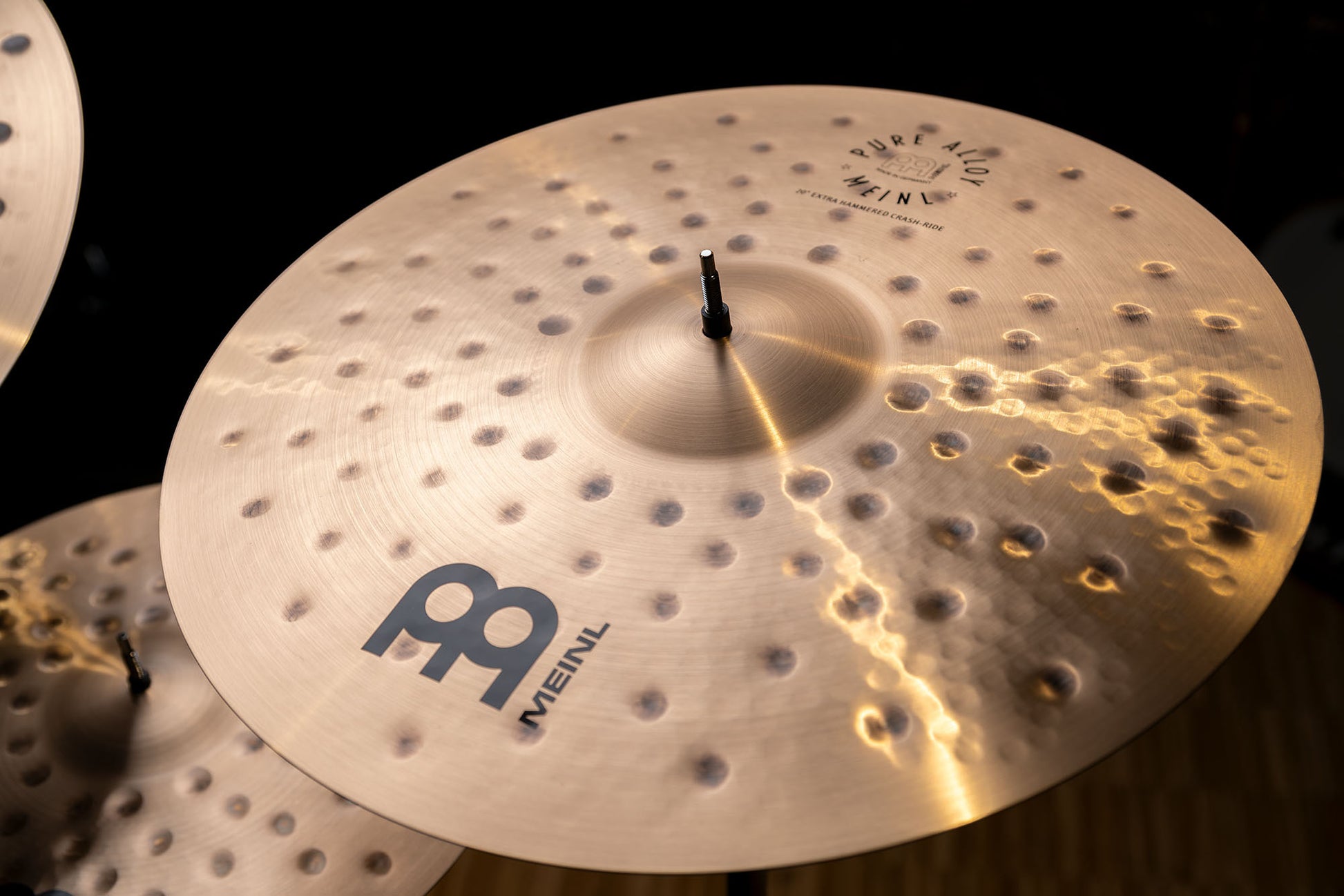 Crash Ride 20" Extra Hammered Meinl Pure Alloy fini traditional martelé