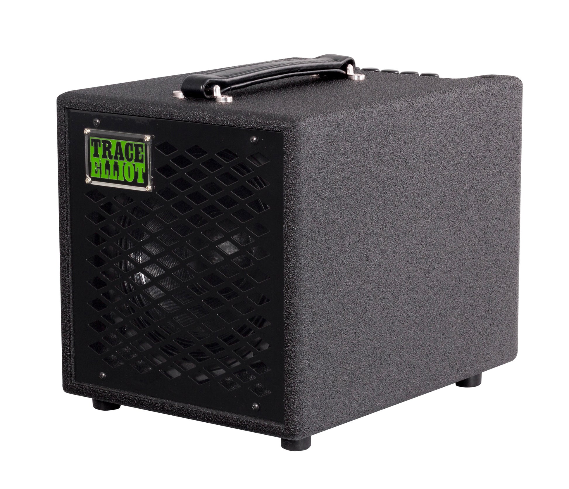 Ampli basse 200W RMS, HP 1x 8", EQ 3 bandes, contrôle du Gain, sortie DI, sortie casque, finition noir