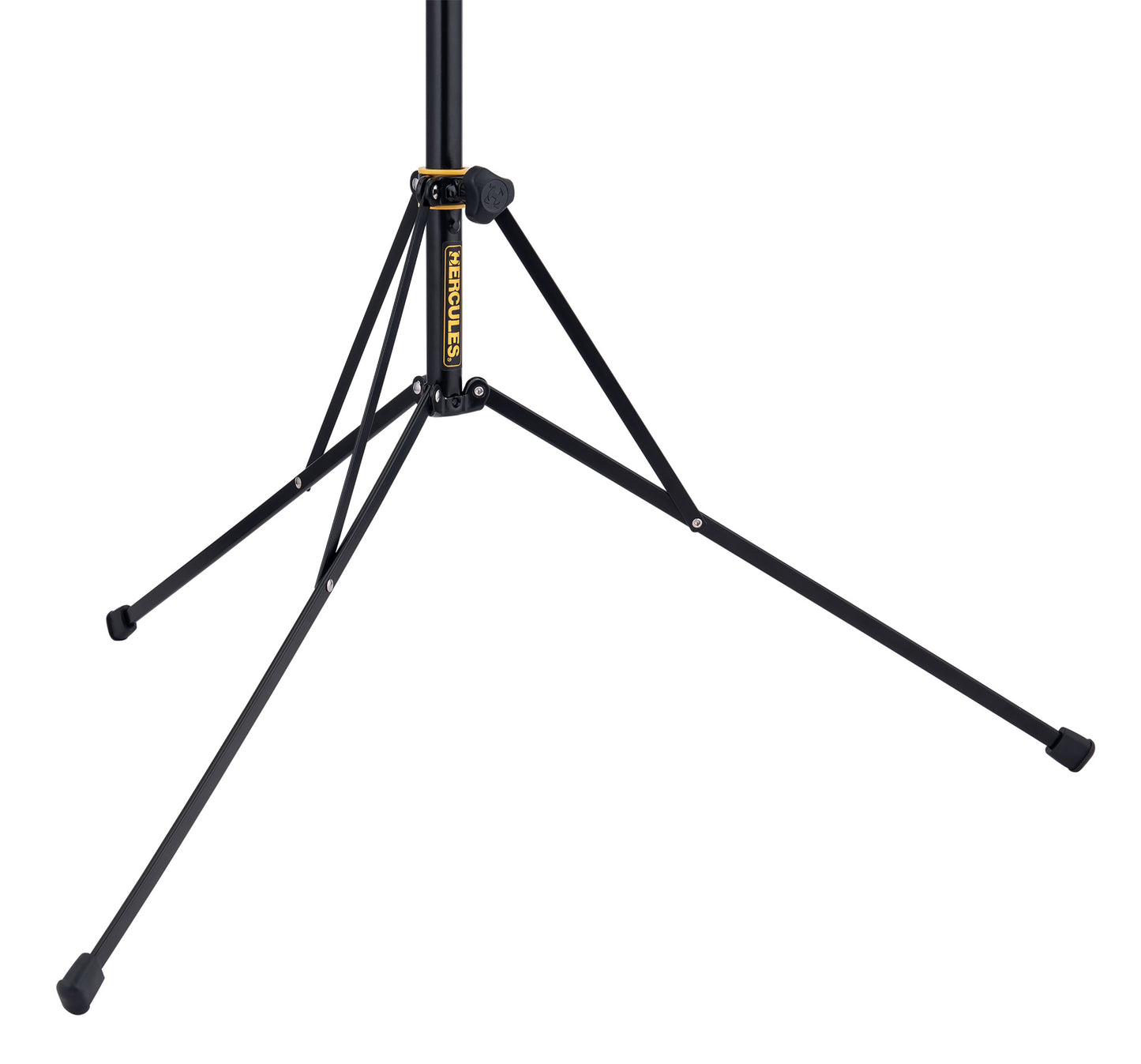 Pupitre pliant, 3 parties, avec housse de transport, plateau: 44 x 29 cm, hauteur: 60 - 120 cm, poids: 1.1 kg, noir et jaune