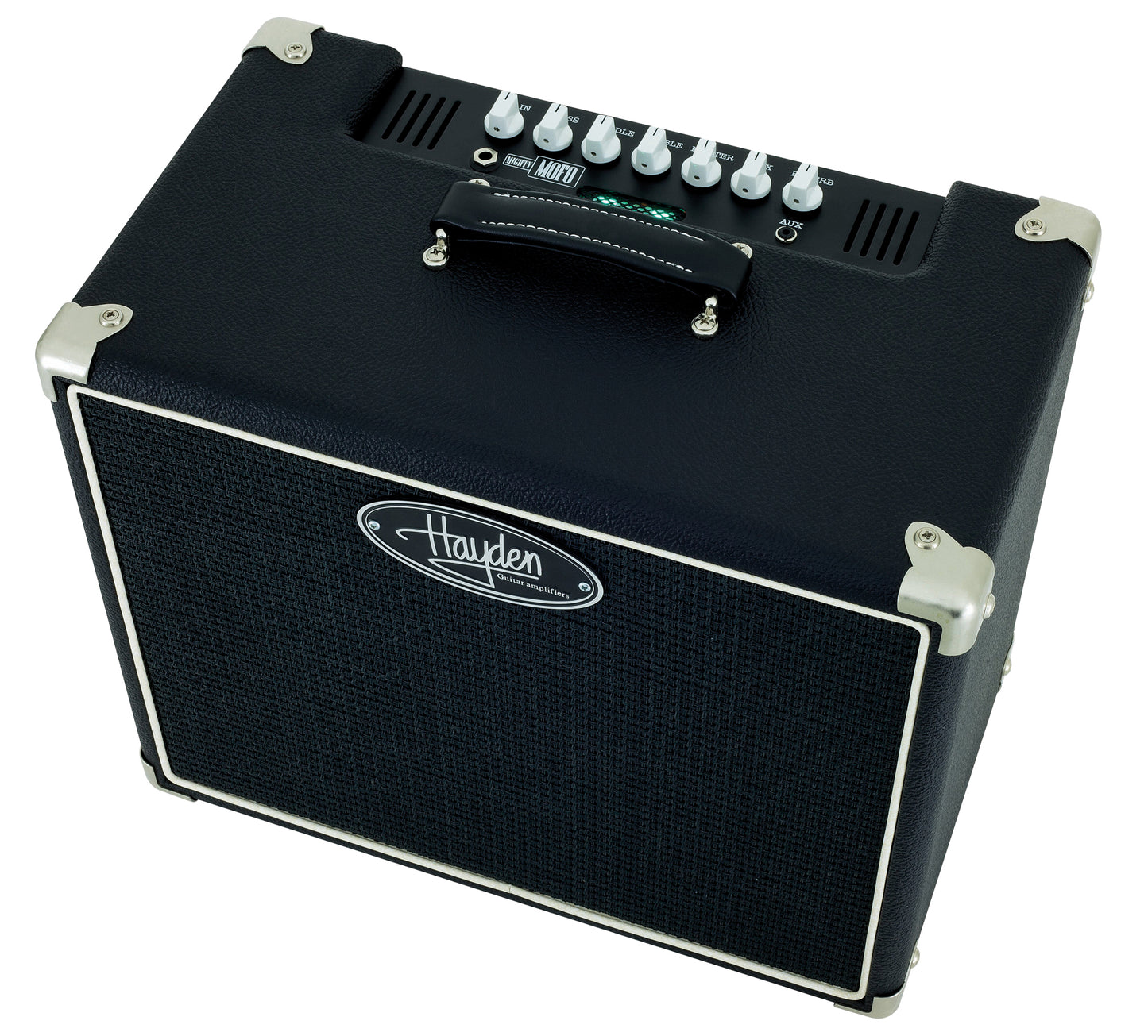 Combo guitare à lampes MIGHTY MOFO, 5W (1x EL84), 1x 12" Hayden Custom Vintage 60, préampli à lampe, EQ 3 bandes, 11 kg