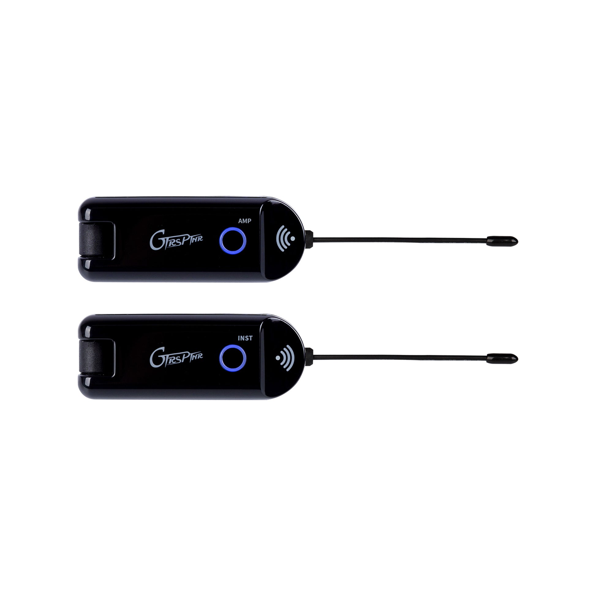 Système sans-fil GTRS GWU4 pour guitare, 4 canaux, émetteur et récepteur rechargeables, bande de fréquences UHF, noir