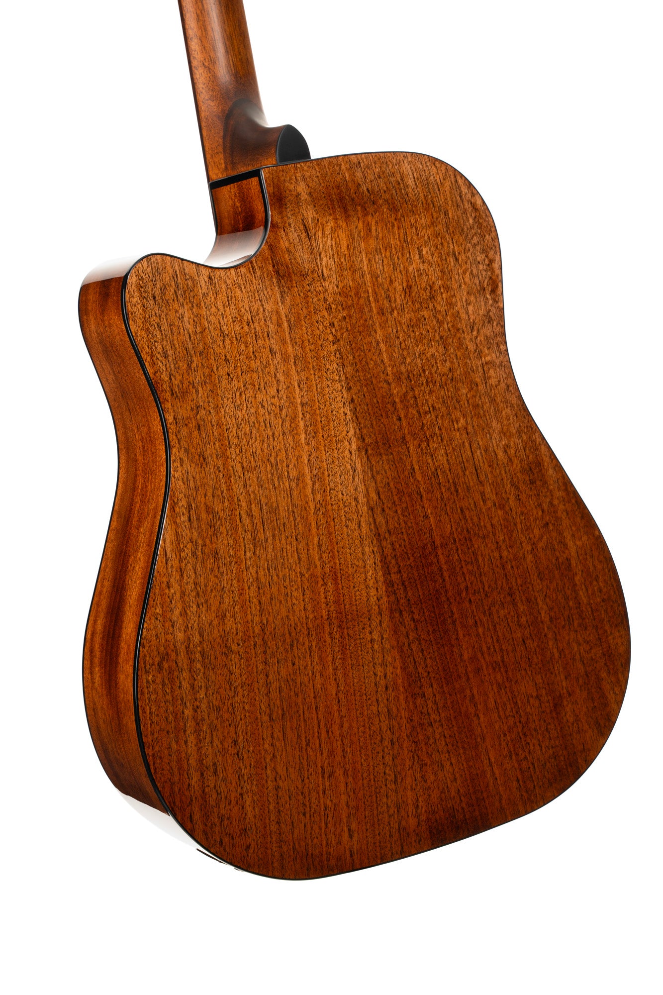 Earth 60 CE, pan coupé, table épicéa massif, fond & éclisses acajou, touche laurier, EQ CE304T, naturel brillant