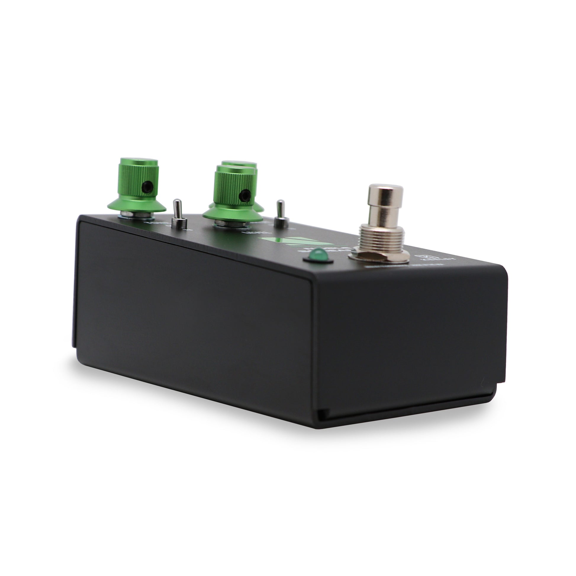 Pédale NOBLE SCREAMER, overdrive et boost basée sur deux pédales légendaires, 100% analogique, noir et vert