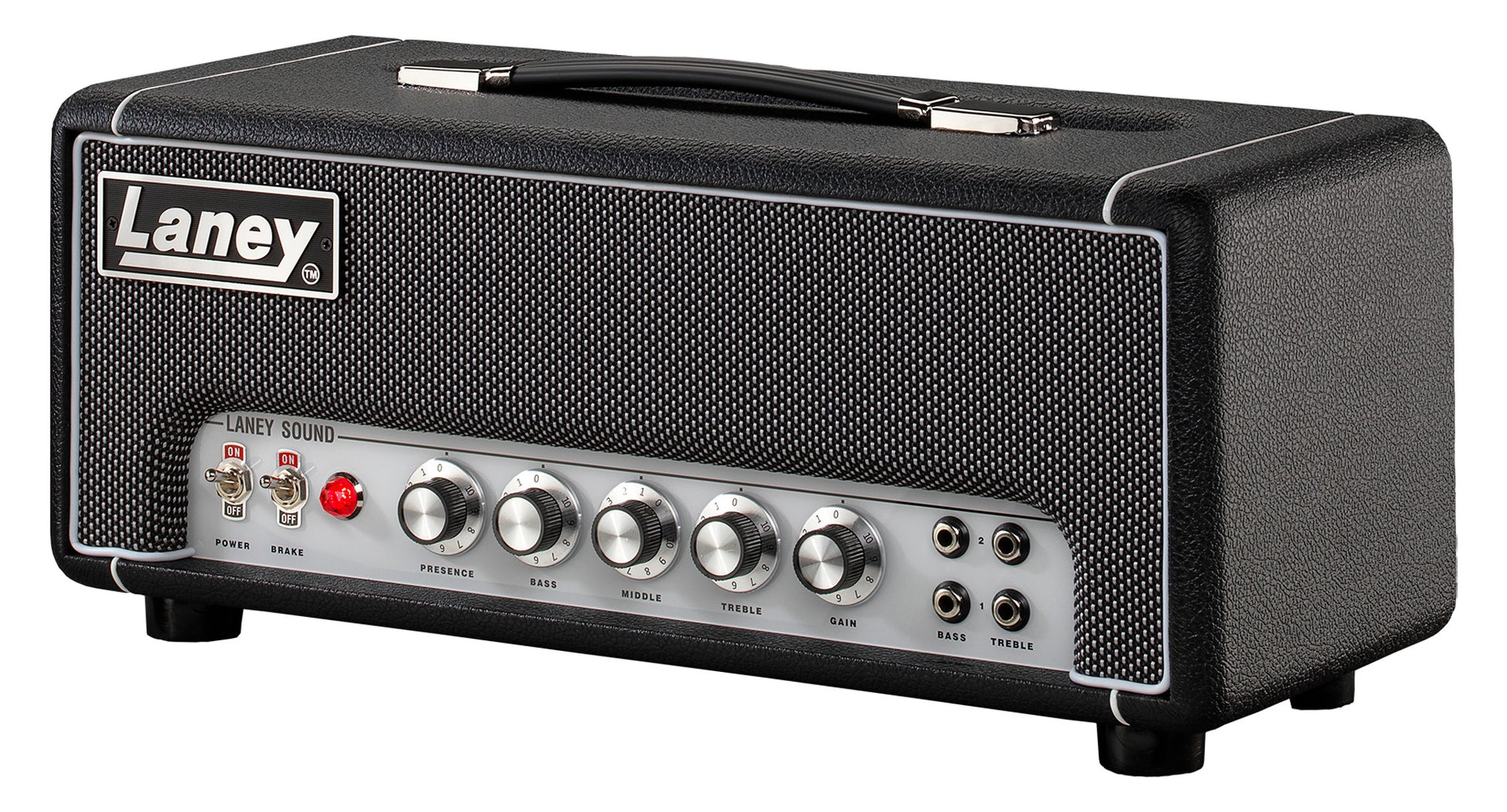 Tête à lampes 3W/0.1W Class A/B (1x 12BH7), préampli à lampes (3x ECC83), Two Notes Torpedo, série Black Country Customs, noir