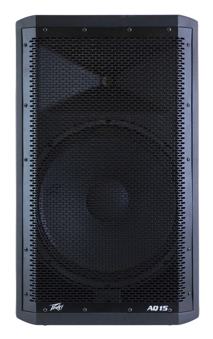 Enceinte bi-amplifiée 1000W, 2 voies, 1x Woofer 15", amplificateur analogique, fonction Bluetooth, finition noir