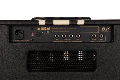 Enceinte guitare, 30W (8 ohms), 1 x 12" Moollon G12-30M, connecteur jack, poids: 14 kg, dimensions: 47 x 50 x 23 cm, noir