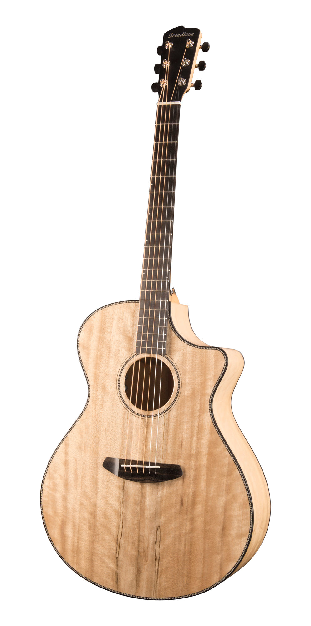 OREGON CONCERTO CE MYRTLEWOOD, table myrtlewood massif, f/e myrtlewood massif, EQ LR Baggs EAS VTC, étui, naturel