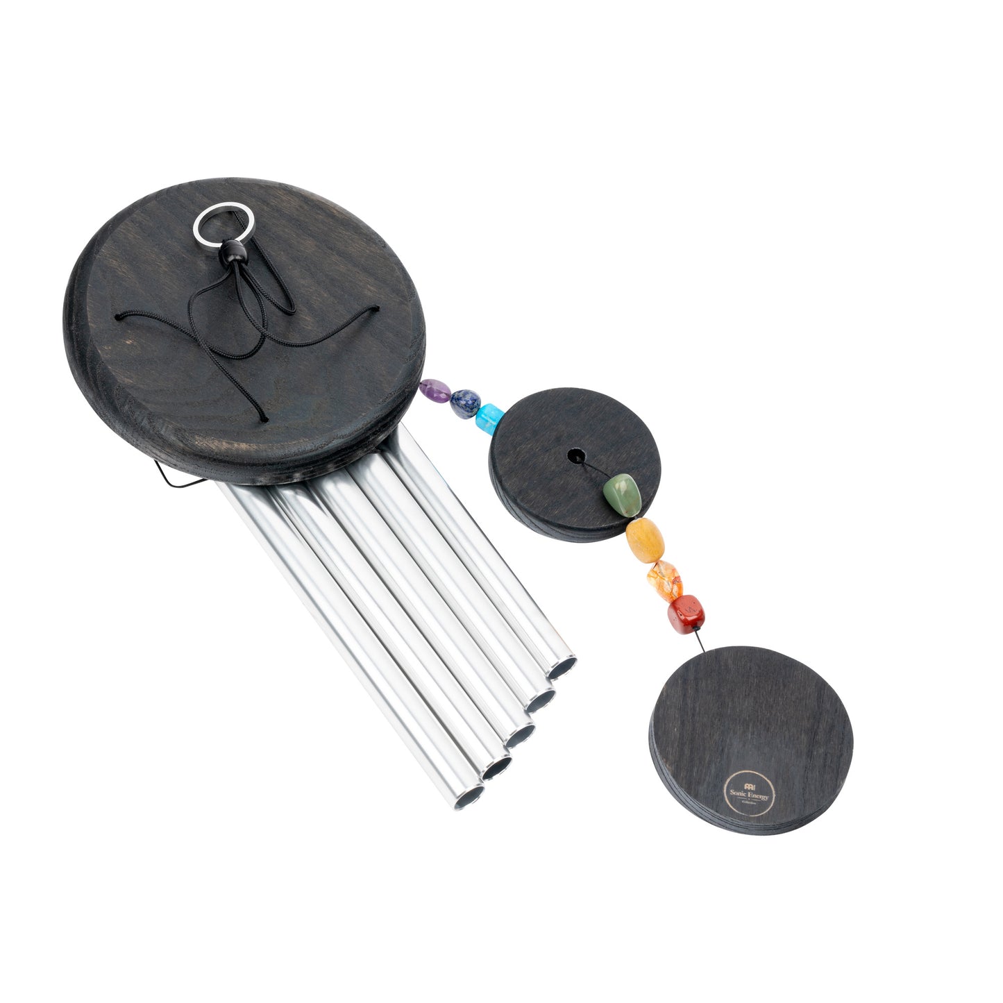 CHIMES SONIC ENERGY CHAKRA 25", ARGENT