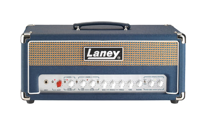 Tête guitare électrique 120W, 2 canaux, EQ 3 bandes, réverb, tremolo, chorus, boucle d'effet, 7 kg, bleu