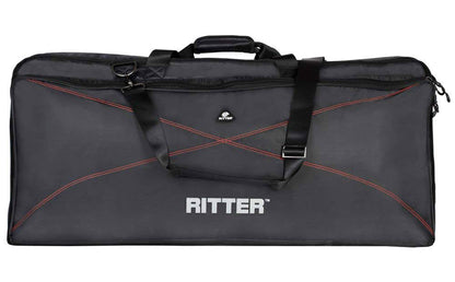 Housse PERFORMANCE 2 pour clavier, rembourrée 15 mm, 1290x400x130 mm, noir et rouge