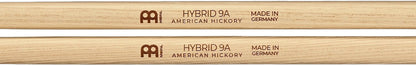 BAGUETTES MEINL HYBRID 9A, HICKORY