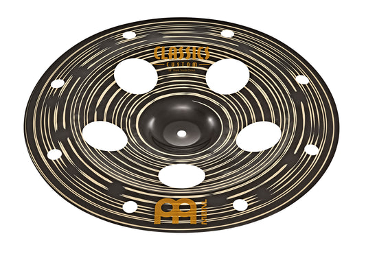 trash China Meinl, 16", Classic Custom dark, alliage bronze B10, Finition Dark