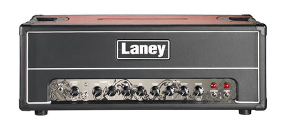 Tête à lampes 100W Class A/B (4x EL34), préampli à lampes (4x ECC83), 2 canaux, EQ 3 bandes, réverb, 21.5 kg, rouge et noir