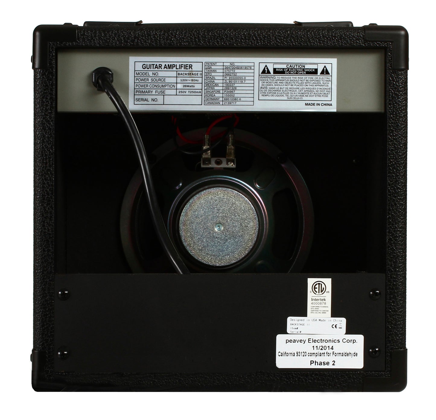 Ampli guitare 10W, HP 1x 6", préampli TransTube avec sélection 2 canaux, EQ 2 bandes, sortie casque, finition noir