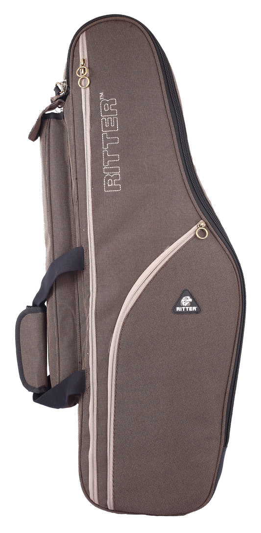 Housse SESSION 7 pour saxophone ténor, marron