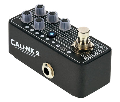 Pédale CALI-MK3, préampli numérique type US High-Gain standard, deux canaux, EQ 3 bandes par canal, noir