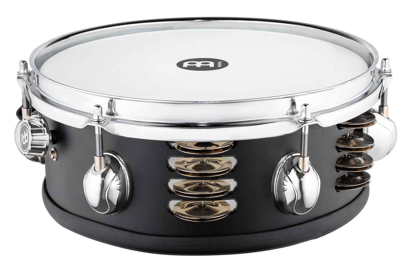 C.CLAIRE MEINL 10" avec clochettes de tambourins fût en érable noir mat
