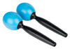 Nino 575SB middelgrote ronde plastic maracas, blauw