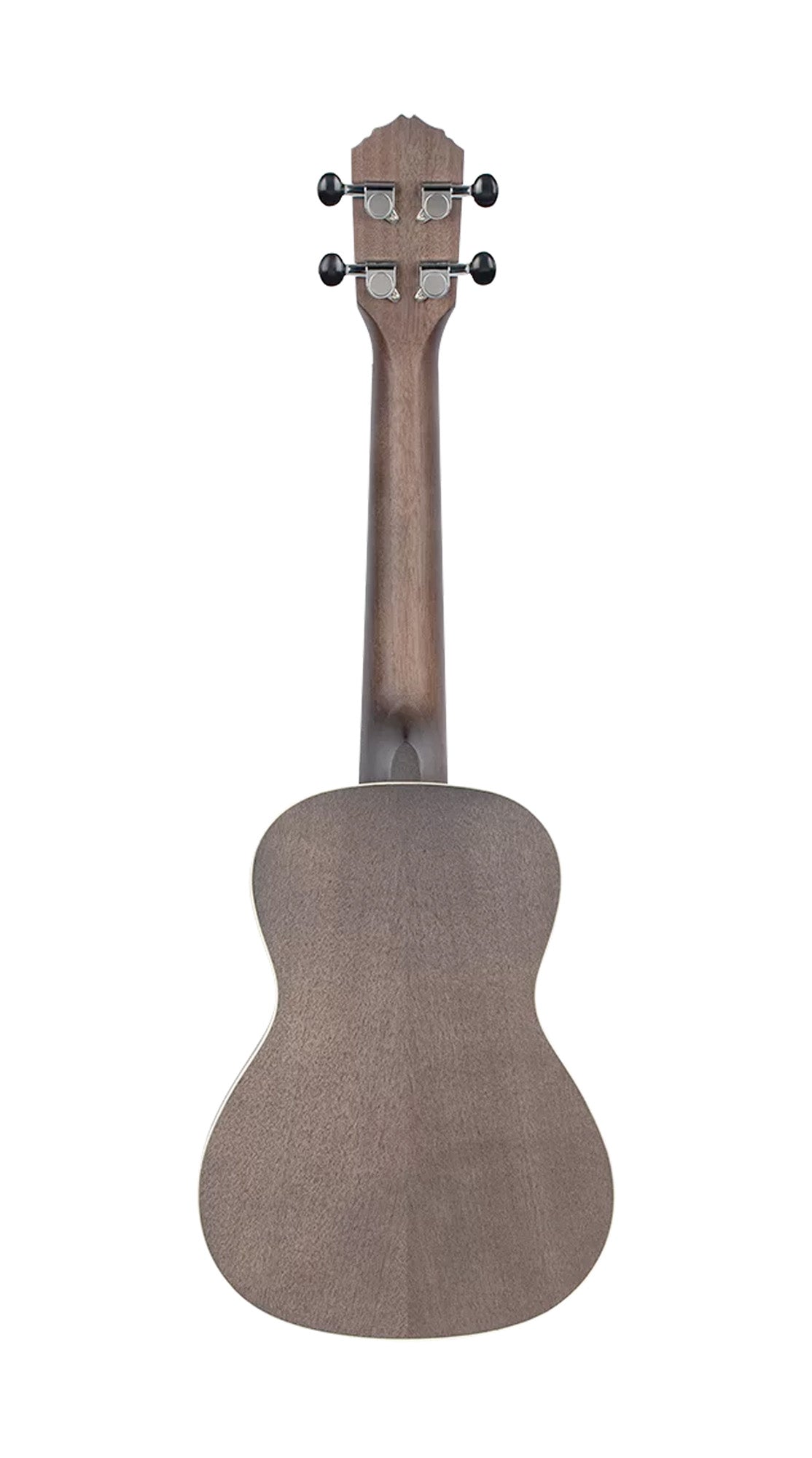 RUCOAL, modèle Concert, table okoume, fond & éclisses okoume, manche acajou, noir satiné, modèle gaucher