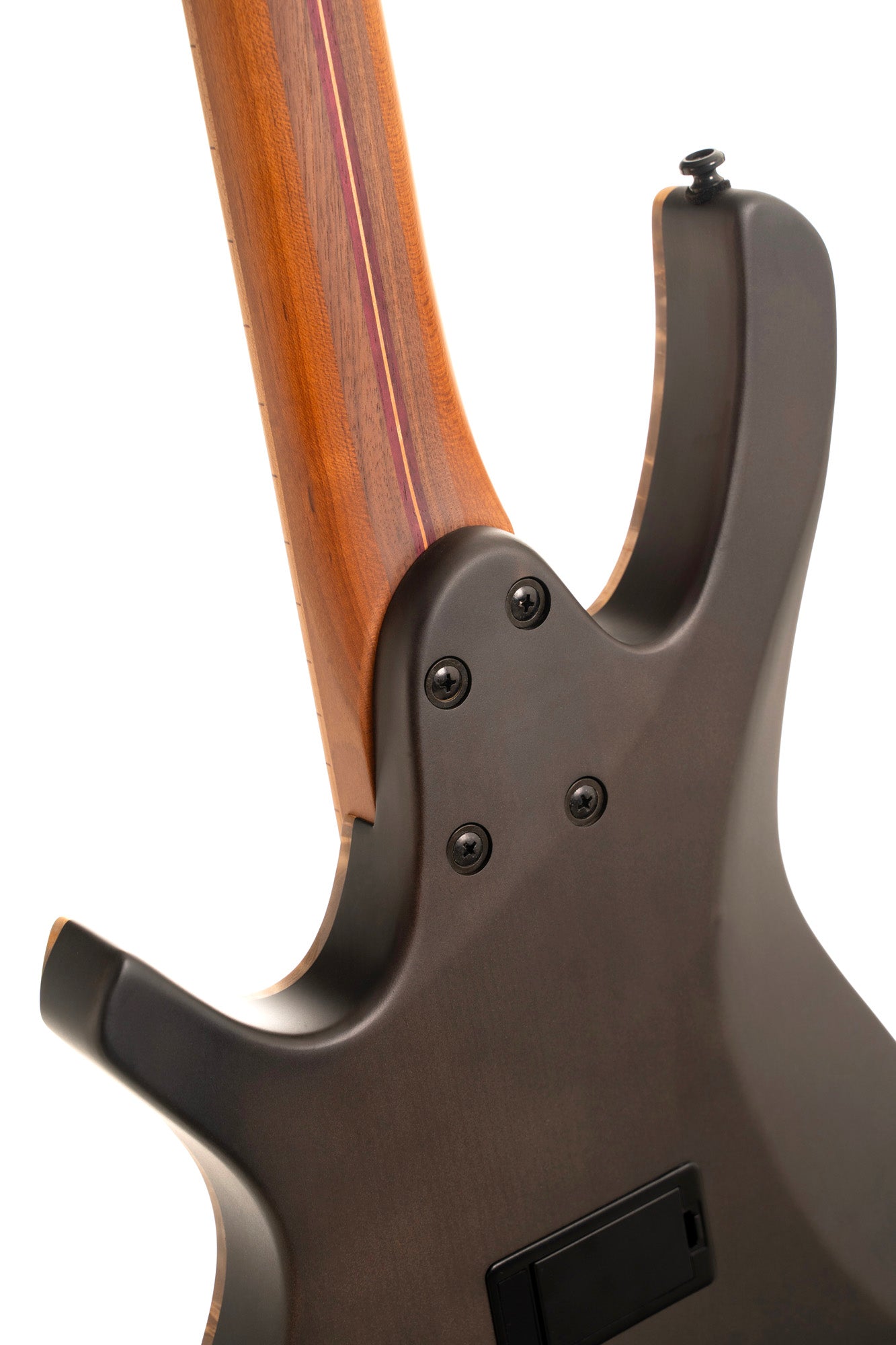 SPACE 4 BSDB, corps érable, table peuplier figuré, manche 7 pièces, micros et EQ Bartolini MK-1, star dust black, housse
