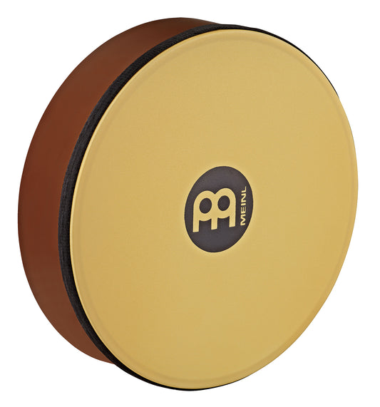 Hand Drum 10", corps en hévéa, peau synthétique True Feel, sans cymbalettes, design ergonomique, African Brown