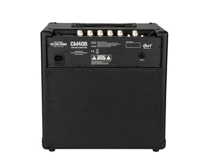 Ampli basse CM40B, 40W, HP 10", égaliseur 4 bandes, contrôle Gain, bouton Bright, bouton Mode, poids: 9.7 kg, noir