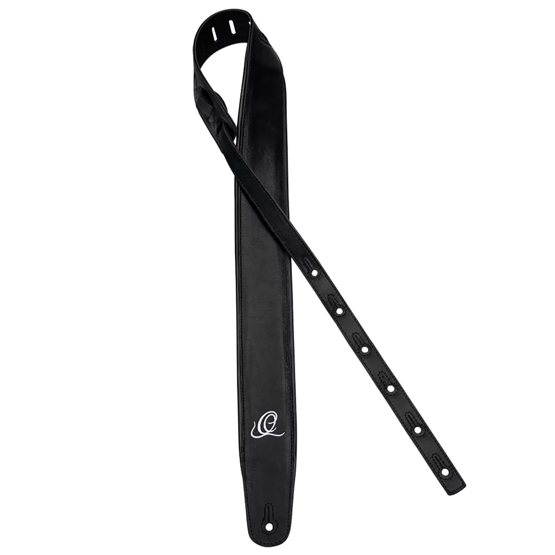 OSCL-3, courroie guitare, série Classic, face cuir, dos PVC (vegan), largeur 7 cm, longueur 145 cm, vintage ash