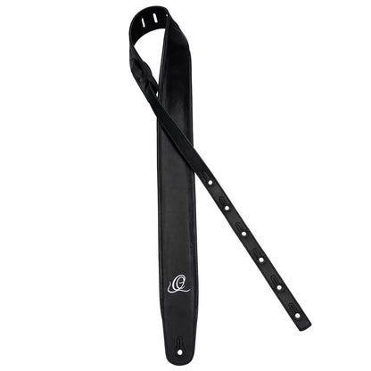 OSCL-3, courroie guitare, série Classic, face cuir, dos PVC (vegan), largeur 7 cm, longueur 145 cm, vintage ash