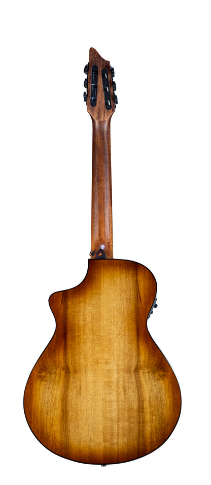 PURSUIT EXOTIC S CONCERT NYLON CE, table cèdre rouge massif, f/e myrtlewood, EQ Fishman Presys I, naturel brillant