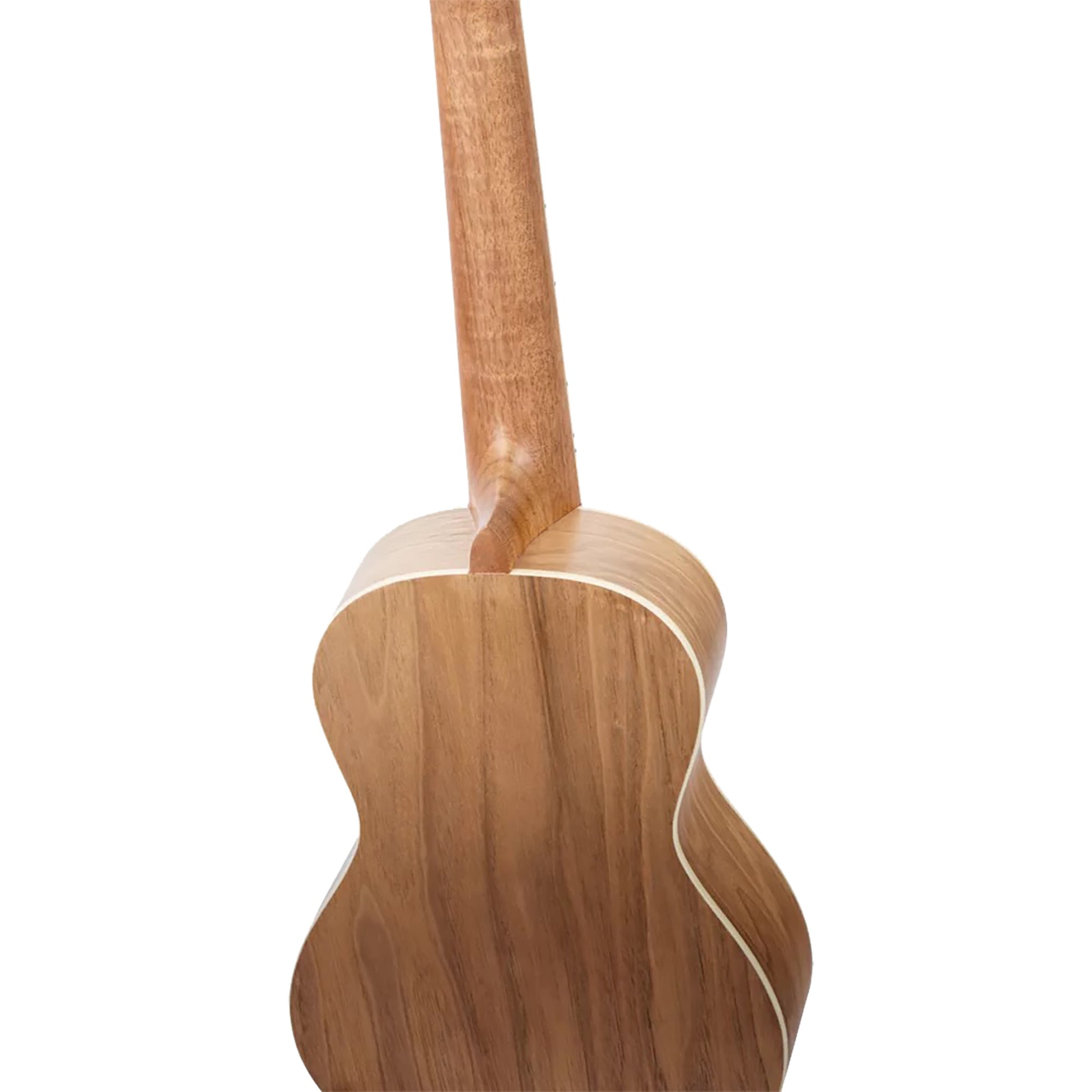 RUEL-MRD, modèle Concert, table épicéa, fond & éclisses catalpa, manche acajou, housse luxe, rouge métallisé brillant