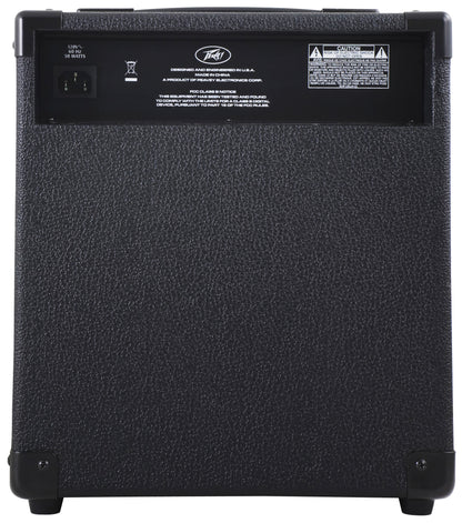 Ampli basse électrique 20W, HP 1x 8", EQ 3 bandes, entrée jack, entrée auxiliaire, finition noir