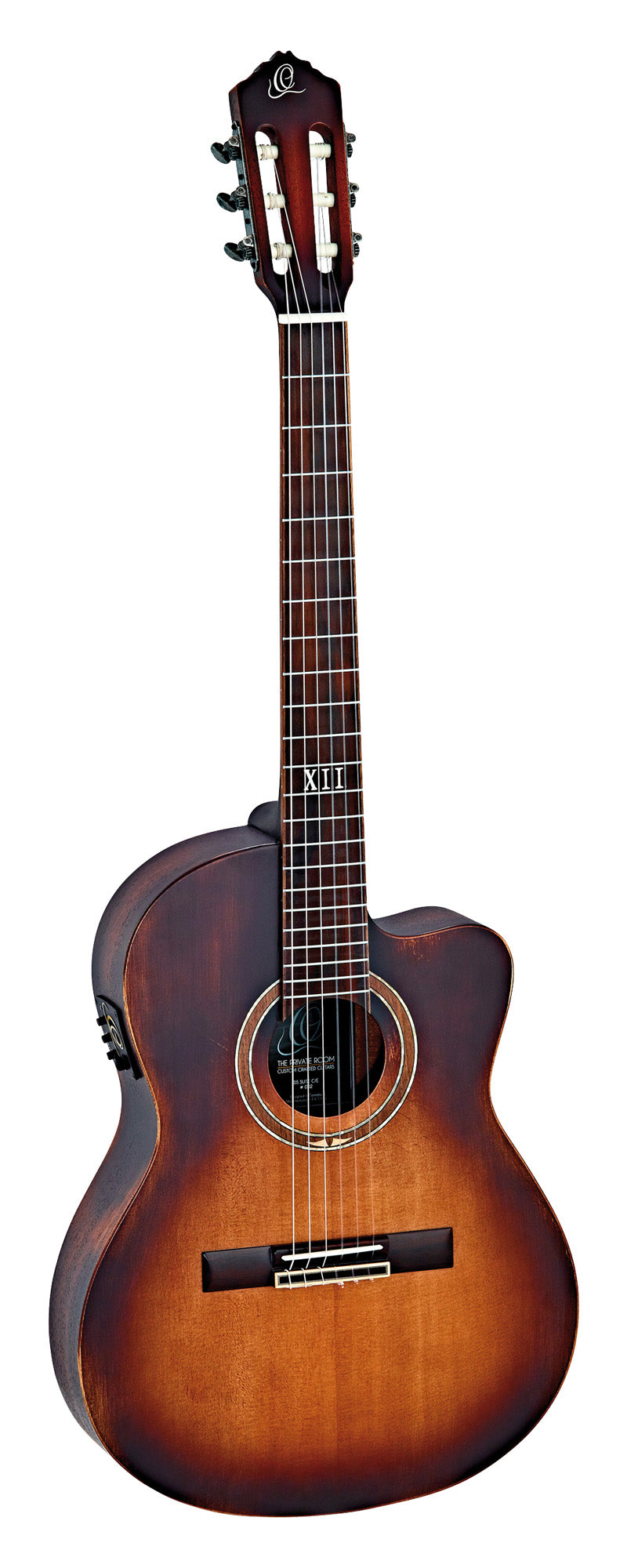 DS SUITE C/E, modèle Slim Neck à caisse fine, EQ MagusPro, table épicéa massif, f/e acajou, tobacco sunburst satiné vieilli